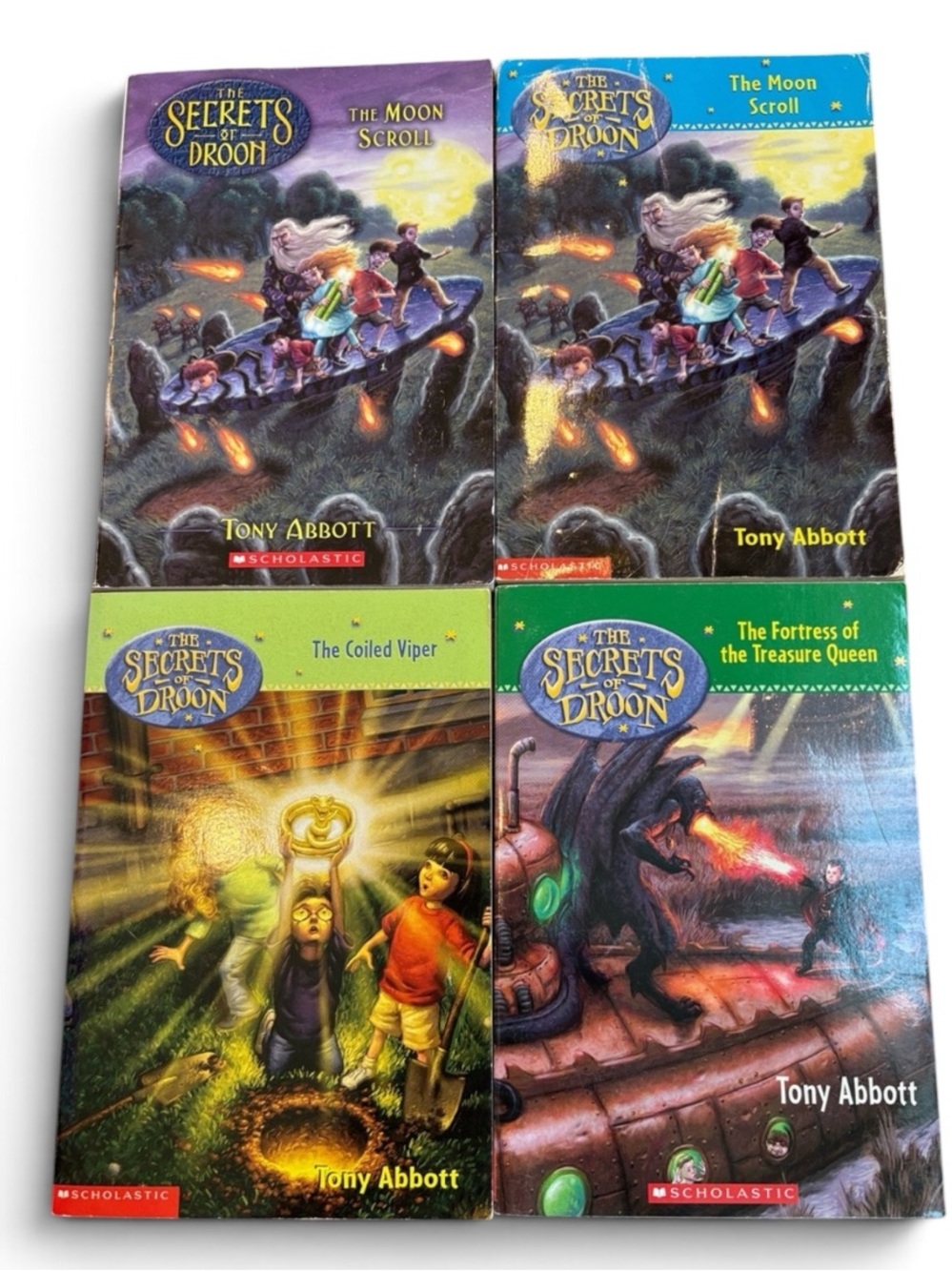 The Secrets of Droon Book by Tony Abbott Lot of 4 Fantasy Paperback